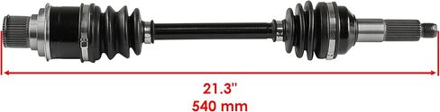 Caltric Rear Right and Left Complete Cv Joint Axles Compatible with Yamaha Kodiak 450 Yfm450Fa 4Wd 2005 2006 in Saudi Arabia