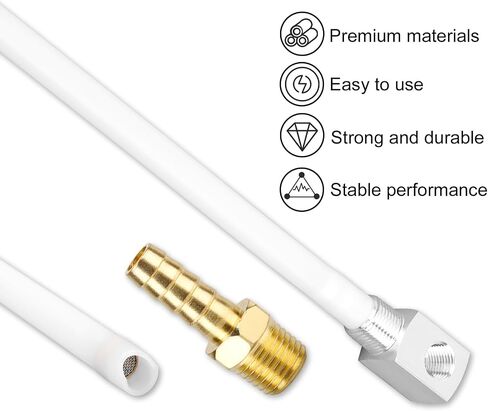 Universal Marine Fuel Tank Pickup Tube, 12 Inch Polyethylene Pickup Tube with Strainer with Aluminum Alloy Connector Fit Standard Universal Boat Fuel Tank Replaces Part 7-0948 in Saudi Arabia