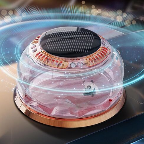 Solar Powered Car Perfume Decoration, Rotating Aromatherapy Diffuser Ornament with Air Purifier Technology, Thoughtful Vehicle in Saudi Arabia
