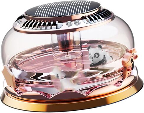 Solar Powered Car Perfume Decoration, Rotating Aromatherapy Diffuser Ornament with Air Purifier Technology, Thoughtful Vehicle in Saudi Arabia