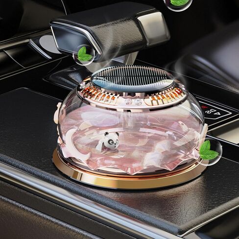 Solar Powered Car Perfume Decoration, Rotating Aromatherapy Diffuser Ornament with Air Purifier Technology, Thoughtful Vehicle in Saudi Arabia