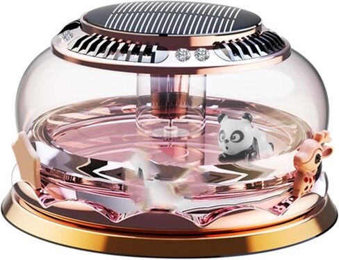 Solar Powered Car Perfume Decoration, Rotating Aromatherapy Diffuser Ornament with Air Purifier Technology, Thoughtful Vehicle in Saudi Arabia