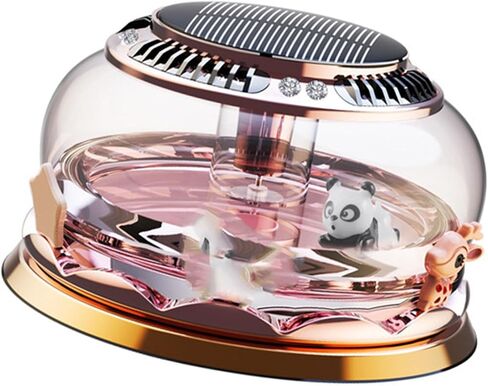Solar Powered Car Perfume Decoration, Rotating Aromatherapy Diffuser Ornament with Air Purifier Technology, Thoughtful Vehicle in Saudi Arabia