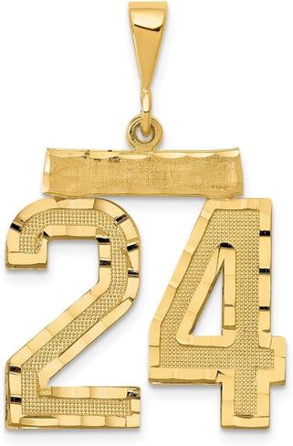14K Yellow Gold Casted Large Diamond-cut Number 0 Charm in Saudi Arabia