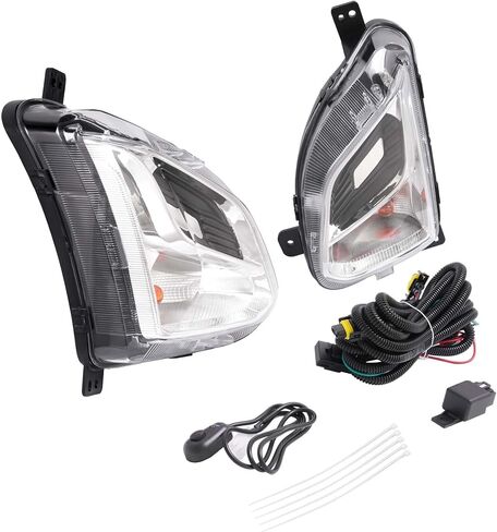 HECASA Right Turn Signal Light Compatible with 2018-2021 Chevy Chevrolet Equinox Replacement for GM2521196 84226246 Front Bumper Turn Signal W/o Fog Lamp Passenger Side W/Bulbs Clear Lens in Saudi Arabia