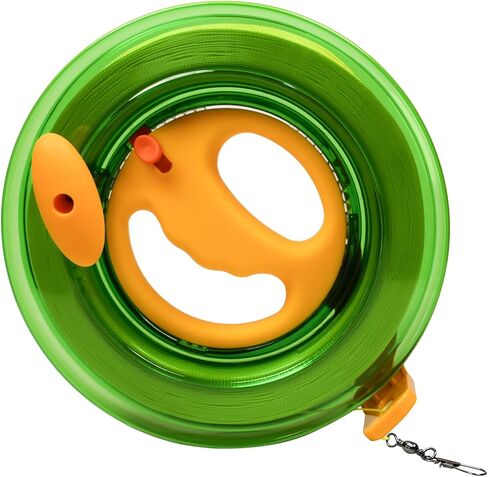 Simxkai Kite String Reel، Kite Reel، Kite Line Winder 9 بوصة قطر، تأتي مع قفل وخط 1200 قدم (أحمر) in Kuwait