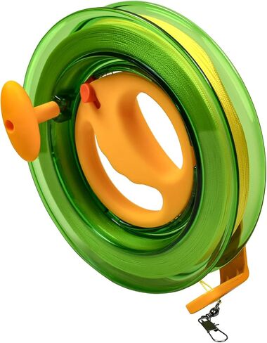Simxkai Kite String Reel، Kite Reel، Kite Line Winder 9 بوصة قطر، تأتي مع قفل وخط 1200 قدم (أحمر) in Kuwait