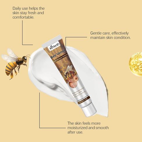 Fast-Acting Bee Venom Wart Cream,Salicylic Acid Wart Remover,Painless and Non-Irritating,Bee Venom Wart Treatment Spray,for All Body Removing and Repair(2pcs) in Saudi Arabia
