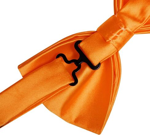 Bow Ties for Men Solid Color Pre-tied Silk Bowtie and Pocket Square Cufflinks Lapel Pin Set Tuxedo Wedding Party 4PCS in Kuwait