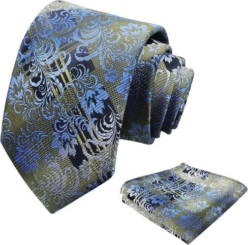 أليزيال رجال 3.15 '' 'TILE LEAP Pattern Tie مع مجموعة التعادل غير الرسمية لمربع جيب in Saudi Arabia