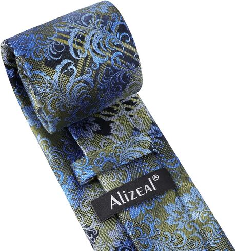 أليزيال رجال 3.15 '' 'TILE LEAP Pattern Tie مع مجموعة التعادل غير الرسمية لمربع جيب in Saudi Arabia