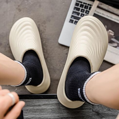 ihinzry Chef Clogs for Mens Non-Slip Waterproof Oil-Proof Kitchen Shoes - Solid Work Clogs for Restaurant Staff, Lightweight Comfort Slip Resistant Professional Food Service Footwear​ in Saudi Arabia
