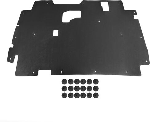 Under Hood Insulation Compatible with 1984-2001 Jeep Cherokee Hood Insulation Pad Heat Blanket Replacement with Clips in Saudi Arabia