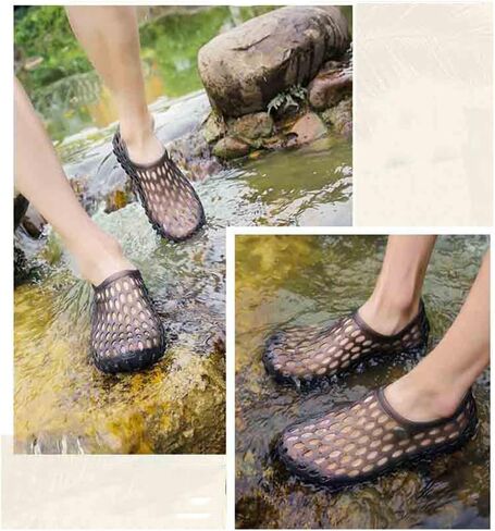 Men's beach shoes,Shower Water Shoes Breathable sandals, lightweight sandals,slip outdoor hole shoes breathable sports sandals Sandals Indoor and Outdoor in Kuwait