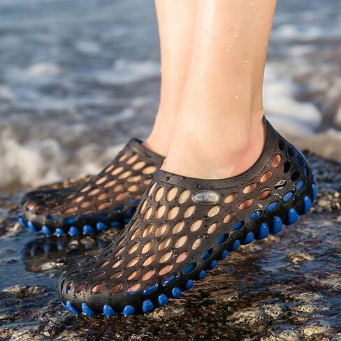 Men's beach shoes,Shower Water Shoes Breathable sandals, lightweight sandals,slip outdoor hole shoes breathable sports sandals Sandals Indoor and Outdoor in Kuwait