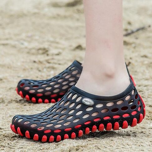 Men's beach shoes,Shower Water Shoes Breathable sandals, lightweight sandals,slip outdoor hole shoes breathable sports sandals Sandals Indoor and Outdoor in Kuwait