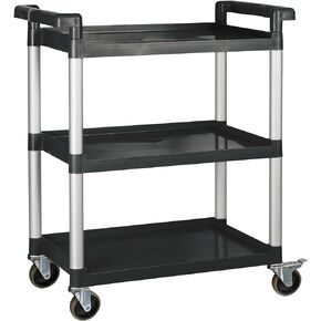 Winco Utility Cart , 32"L x 16-1/8"W x 36-3/4", Gray