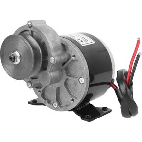 12V 250W Electro Motor Pure Copper Belt Pulley Geared Motor Accessory Belt Pulley Geared Motor