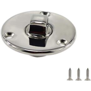 Heavy Duty 316 Stainless Steel Boat Marine Garboard Drain Plug Kit with Screws for 1 Inch Hole