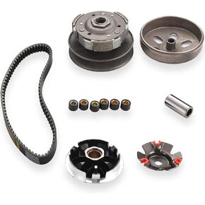 مجموعة القابض عالية الأداء Gy6 150cc، تتضمن مجموعة القابض ومجموعة المتغير مع حزام 842، مناسبة لمحرك GY6 125cc و150cc رباعي الأشواط ATV Taotao Roketa Sunl in Kuwait