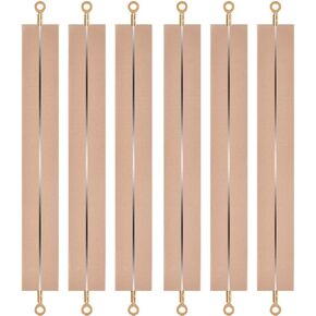 6 Pack Sealer Replacement Element Grip 300mmx2mm, Impulse Sealer Heating Element Service Spare Repair Parts Kit Heat Seal Strips for 12inch Heat Sealer, Suitable for Most Hand Sealers