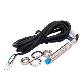 Taiss 1pcs M8 LJ8A3-2-Z/BX Inductive Proximity Sensor Detection Switch NPN NO（Normally Open） DC6-36V Approach Sensor 2mm Proximity Switch