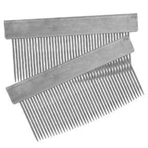 SUPVOX 2pcs Bow Ponytail Comb Violin Bow Making Tools Violin Bow Comb Erhu Bow Hair Combing Tools Horse Hair Combs Violin Bow Hair Combs Erhu Bow Comb Hair Accesories Iron Bow Comb Metal