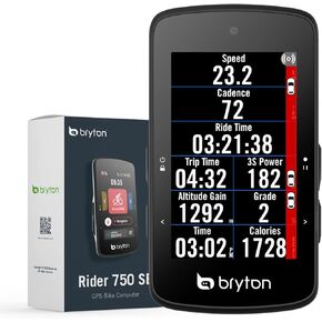 Bryton Rider 750SE 2.8" Color Touchscreen GPS Bike/Cycling Computer Offline EU Map with Navigation