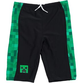 Minecraft Creeper UPF 50+ Tight-Fitting Swim Jammers Swimsuit Little Kid to Big