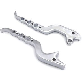 HTTMT MT217-004-CD Chrome Billet Brake Clutch Hand Lever Compatible with Suzuki Gsxr1300R Hayabusa 1999-2007