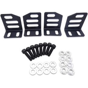 DaSen Low Down Ride Side Seat Mounting Brackets Compatible with Most Slider or Rail Such as Bride, Sparco, Recaro Seats Sliders and/or Bases in Kuwait
