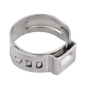 Oetiker Stepless Size 23/32inches (18.5 mm), Oetiker Stepless Ear Clamps, Single Ear Hose Clamps (5 Pack)