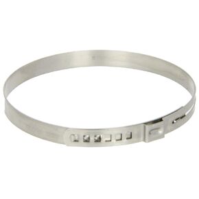 Oetiker 16300023 Stainless Steel 304 Adjustable Hose Clamp, One Ear, Clamp ID Range 28.6 mm (Closed) - 35.0 mm (Open) (Pack of 25)