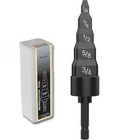 HVAC Repair Tool, Swage Tool HVAC, 5 in1 Air Conditioner Copper Tube Expander Swaging Tool Manual Copper Pipe Swage, Soft Copper tubing 1/4'', 3/8'',1/2'',5/8'',3/4''