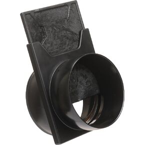 Loc-Line - 81308AS Anti-Static Vacuum Hose Component, Black Acetal Copolymer, Slide Valve, 2-1/2" Hose ID