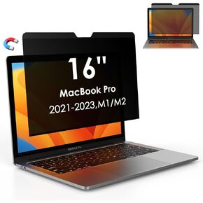 Laptop Privacy Screen Magnetic MacBook Pro 13 Inch (2016-2022, M1,M2) and MacBook Air 13 Inch(2018-2021, M1),Magnetic Removable Computer Screen Privacy Shield for Mac 13Inch