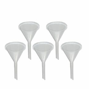 Funnel Polypropylene Plastic 60mm 2.5" Diameter 5-Pack