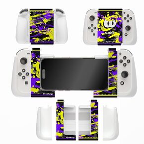 joycon grip for Nintendo switch/swith oled, Ergonomic joy-con Grip , Anti-Slip Texture for Firm Hold, compatible with wrist strap