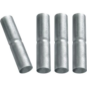 1-3/8" x 6" Top Rail Sleeve, VIVIDA Chain Link Fence Top Rail Sleeve, for 1-3/8" OD Rail/Pipe, Galvanized Steel, 4 PCS