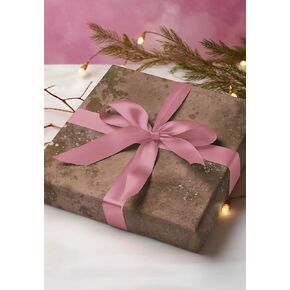 Mauve Grunge Texture Wrapping Paper Gift Box Filler Double-sided Eco Friendly FSC Certified A2 Folded Sheets (Pack of 10 Sheets)