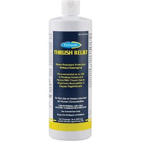 Farnam Thrush Relief Thrush Treatment Aid in Horses and Ponies Brown 16 Ounces