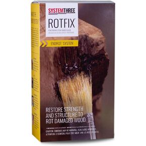 System Three Resins Rotfix Wood Restoration Rot Repair, 24-Ounce