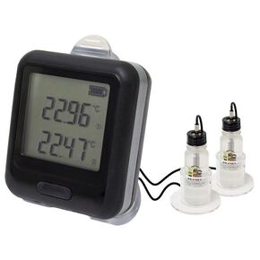 Lascar VFC 350® WiFi Temperature Data Logging Sensor: Comprehensive Dual Probe Fridge and Freezer Monitoring Solution