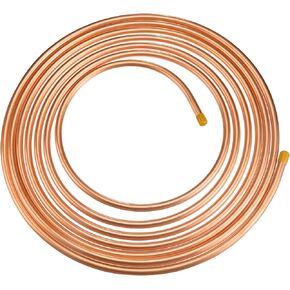 MECCANIXITY أنبوب النحاس، 49ft 7/16 بوصة أنابيب النحاس التبريد سلس أنابيب النحاس جوفاء الأنابيب المعدنية الصناعية لثلاجة تكييف الهواء