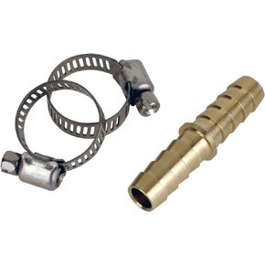 attwood Universal Brass in-Line 3/8-Inch Fuel Splice Kit, Model:11822-6
