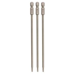 RC Hex Bit 6 Inch Power Bits 2.5mm Hex Head Allen Wrench Drill Bit Set Professional Grade ? Inch Hex Shank for Screwdrivers Electric Screwgun/Power Drill(3pcs Hex 2.5mm)