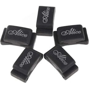 حامل اختيار الجيتار 5 قطع من المطاط الأسود لتثبيت الجيتار أو القيثارة على غراب الرأس in Kuwait