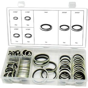 32300-90pcs BSP Dowty Bonded Seal Washer Assortment