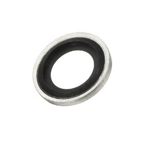 MECCANIXITY غسالات الختم المستعبدة M10 15.8x10.7x2mm حشية مطاطية من الفولاذ الكربوني النتريل، حزمة من 12