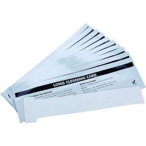 Cleaning Card Kit for Badgy 200/100 ID Card Printer, A Set of 10 Cards,Daily Maintenance with Cleaning Kit to Keep Printing Performance